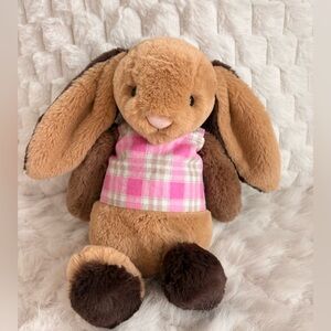 Handmade Pink Plaid Jellycat Shirt